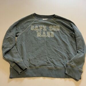 American Eagle Blue relaxed fit Cape Code Mass pullover sweatshirt S
